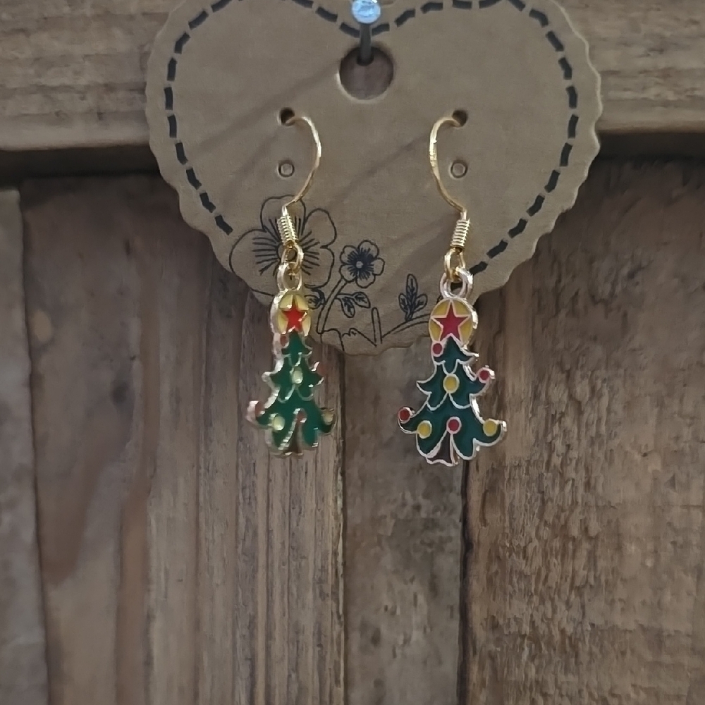 Christmas Tree Earrings
